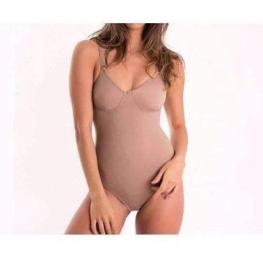 Imagem de Body Modelador Elegance Duloren Lingerie - Ref. 113215, 46, Castanha
