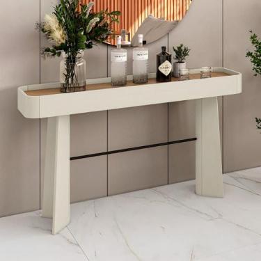 Imagem de Aparador para Sala 136cm com Travessa em Metal 100% MDF - Casa Lar Inc