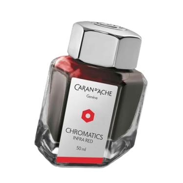 Imagem de Caran D'Ache Chromatics Tinta Para Caneta Tinteiro, Vermelho (Infrared), 50 ml