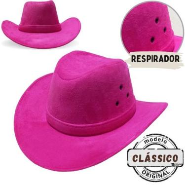 Imagem de Chapéu Country Cowboy Feminino Boiadeira Vaqueiro Festa Junina Barreto