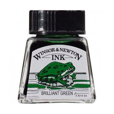 Imagem de Tinta para Desenho Winsor & Newton 14ml Brilliant Green - WINSOR NEWTO