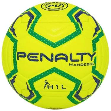 Imagem de Bola Penalty Handebol  H1L Ultra Fusion X Unissex - Amarelo e Verde