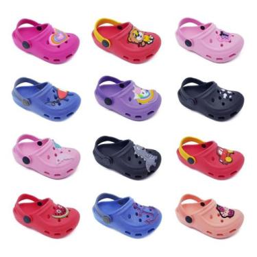 Imagem de Kit 10 Pares Sandália Bebe Babuche Infantil Baby Atacado K08 - FABRICA