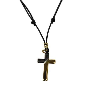 Imagem de Colar Masculino Ajustável Pingente de Cruz - Next Jeans