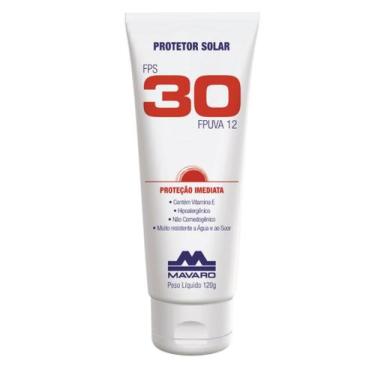Imagem de Kit 5 Protetor Solar Fator Fps 30 120g Mavaro