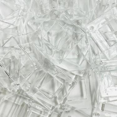 Imagem de Miçanga Passante Quadrado 49mm Acrílico 10pçs 49g - Macall