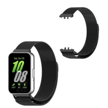Imagem de Pulseira inoxidavel imã para Galaxy Fit3 R390 - 2024 - TECK KING