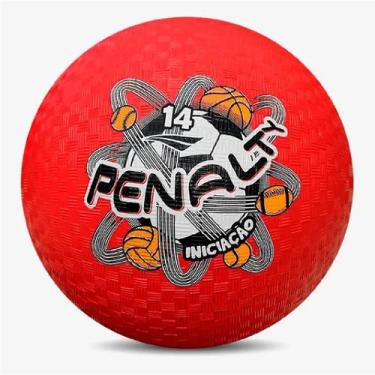 Imagem de Bola Iniciação Penalty T14 XXIV, Unico, Vermelho