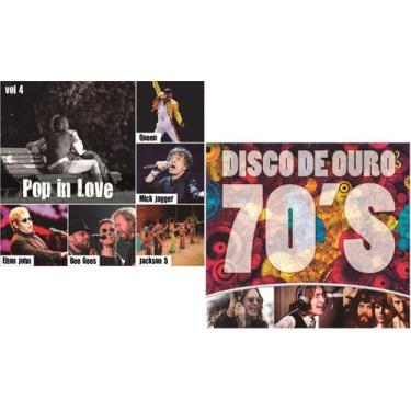 Imagem de CD Pop In Love Volume 4  + CD Disco de Ouro 70s - TOP DISC