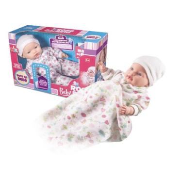 Imagem de Boneca Para Meninas Filinha Com Roupa Gorro Que Fala - Milk Brinquedos