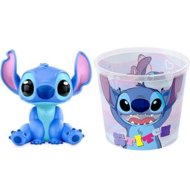 Imagem de Kit Especial Boneco Lilo Stitch Minimals e Pote Pipoca 2L - Roma, Kit 