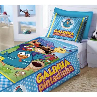 Imagem de Jogo De Lençol  + Fronha Quarto Infantil Galinha Pintadinha - IMPAKTO 