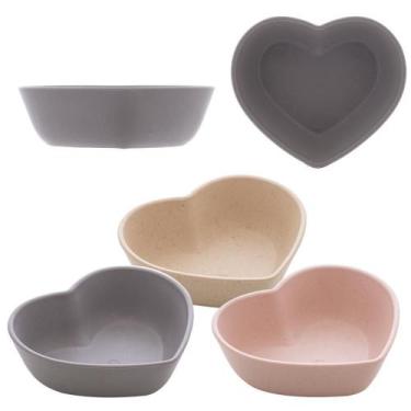 Imagem de Petisqueira Molheira Coracao De Bambu Ecologico Colors 250Ml - Lyor