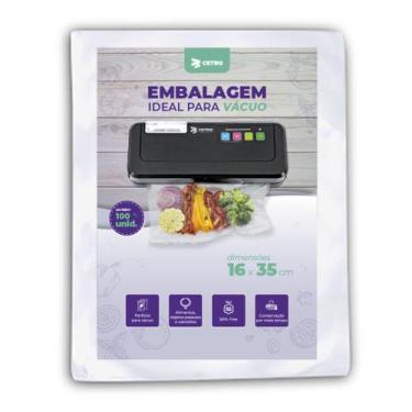 Imagem de Embalagem a Vácuo 16x35 - 100 Unidades - Cetro