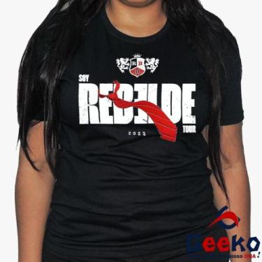 Imagem de Camiseta Soy Rebelde Tour 100% Algodão - RBD - Geeko, Preto gola carec