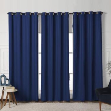Imagem de Cortina blackout de pvc 4,20x2,80 - Feffo Cortinas, AZUL MARINHO