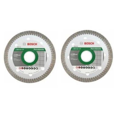 Imagem de Kit 2 Disco Diamantado 4.3/8 Turbo Pro P/ Porcelanato Bosch - ROBERT B