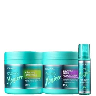 Imagem de Lowell Cacho Magico Mascara 450g Gelatina 450g e Fluido 200ml