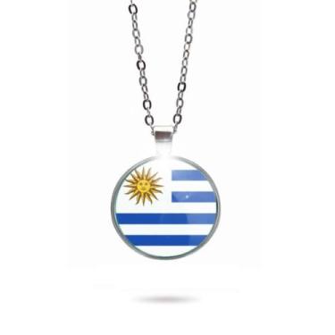 Imagem de Colar Bandeira do Uruguai Unissex - RECANTOASTRALSITE