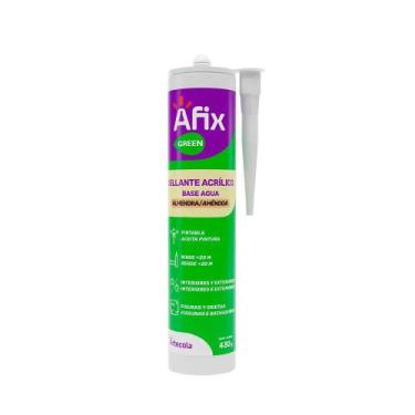 Imagem de Silicone Base Água Selante Acrílico 430gr Freijó Amêndoa - AFIX