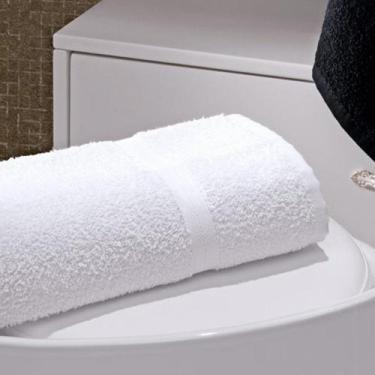 Imagem de Toalha de Rosto Linha Profissional Beauty Branca 42cm x 70cm - 280g/m2
