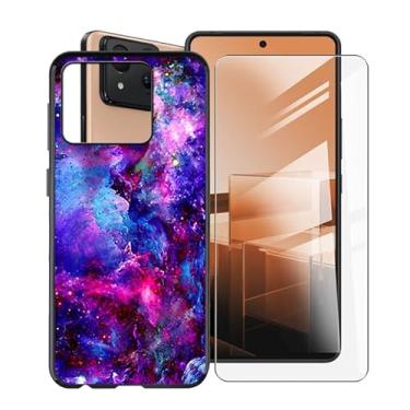 Imagem de HGJTFANY Capa para Asus Zenfone 11 Ultra, com [1 x protetor de tela de vidro temperado], capa protetora de silicone macio preto, capa de telefone à prova de choque para Asus Zenfone 11 Ultra (6,7