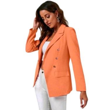 Imagem de Blazer Alfaiataria Luxo Feminino Terninho Moda Evangélica - estacaomix