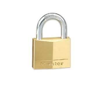 Imagem de Master Lock Cadeado de latão maciço 130D, 4,5 cm (1 3/16")
