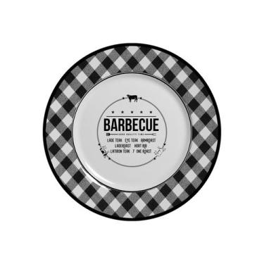 Imagem de Conjunto Com 6 Pratos Sobremesa Barbecue Plus - Alleanza Cerâmica