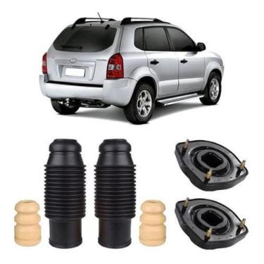 Imagem de Kit Coxim Batente Coifa Traseiro Tucson 2010 2011 2012 2013 - Qualykit