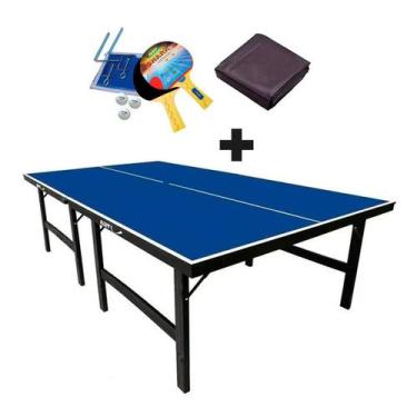 Imagem de MESA DE PING PONG MDF 18mm 1019 KLOPF + KIT Completo 5031 + Capa Para 