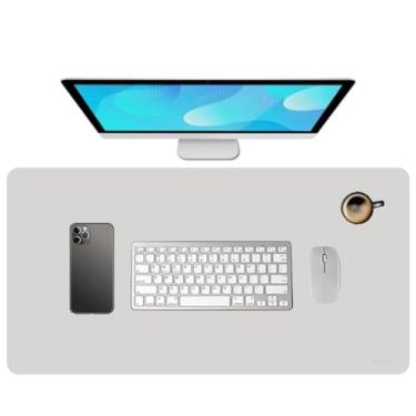 Imagem de Mouse Pad Grande 120x60cm Gamer Para Notebook Computador Escritório Office Design Slim Antiderrapante Fácil Deslize (CINZA)