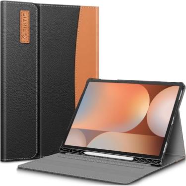 Imagem de Fintie Capa para Samsung Galaxy Tab S10 Plus 2024/ S9 FE Plus 5G 12,4 polegadas 2023 com suporte de caneta S integrado, carteira de vários ângulos com bolso hibernar/despertar automático, preta
