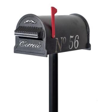 Imagem de Caixa De Correspondência Americana Condomínio Com Pedestal Luxo + Jogo