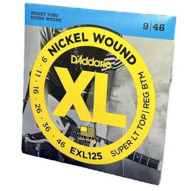 Imagem de Encordoamento Guitarra 09-46 EXL125 D'Addario Nickel Wound - D'Addario