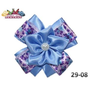 Imagem de 1 Bico de Pato Infantil ou Adulto Com Laço Presilha Flor - BP Mod. 29 