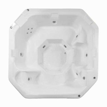 Imagem de Spa Quadrado Montreal 2 com hidro em acrílico - LineaPlas, 2,20X2,20X0