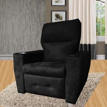 Imagem de Poltrona Do Papai e Mamae Reclinavel Emily - Beatriz  Decor, PRETO
