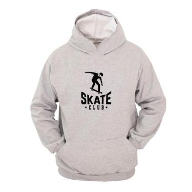 Imagem de Moletom Masculino Canguru Flanelado Skate Club Inverno - Ragor, P, Cin