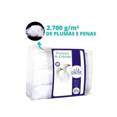 Imagem de Pillow Top King Plumas De Ganso 200x200x6m Daune