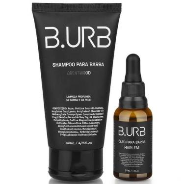 Imagem de Kit Shampoo Brentwood + Óleo Harlem Amadeirado Barba Urbana B.URB