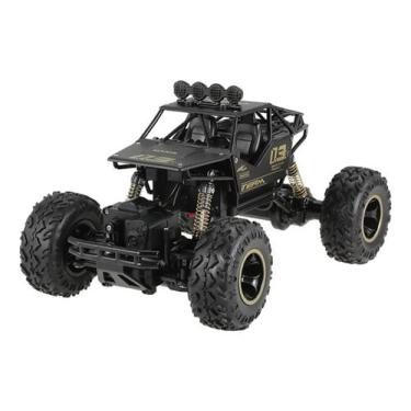 Imagem de Carrinho Remoto Controle 4ch 4x4 Off Road Truck, Preto