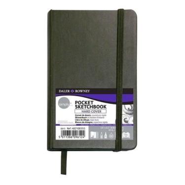 Imagem de  Caderno Sketchbook Pocket Daler Rowney 100g/m² 72 Fls - DALER & ROWNE