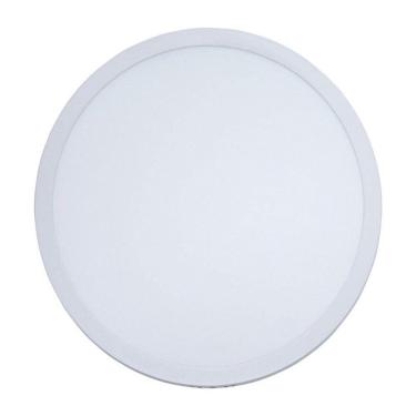 Imagem de Painel Plafon Led de Sobrepor Modaza Redondo 24W, Branco 4000K