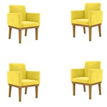 Imagem de KIT 4 Poltronas Reforçadas Decorativa Penteadeira Maquiagem - Balaqui 