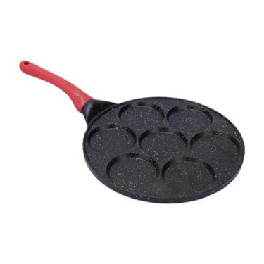 Imagem de SiaBiced Panela para ovos fritos com 7 xícaras Panela para omeletes Antiaderente Máquina de café da manhã para panquecas de hambúrguer e crepe de bife