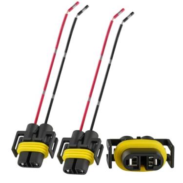 Imagem de Adaptador fêmea de cabos para faróis ou luzes de neblina iBrightstar H11 H9 H8