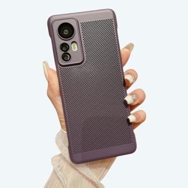 Imagem de Capa de malha respirável ultrafina com dissipação de calor para Xiaomi Mi 12 13 11 Lite para Redmi Note12 11 10 9 Pro K60 Capa dura lisa fosca, C12, para Mi 12