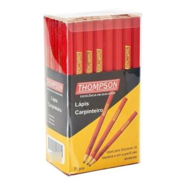 Imagem de Lápis De Carpinteiro Pedreiro Marceneiro 20 Un Thompson