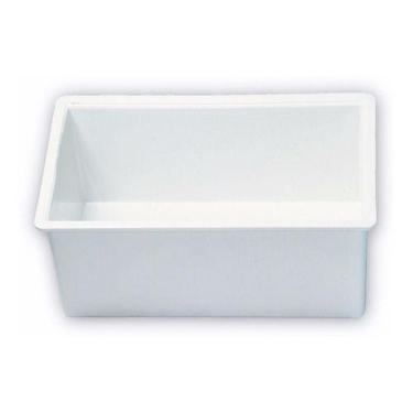 Imagem de Forma retangular para queijo mussarela 1 kg crisan, Branco